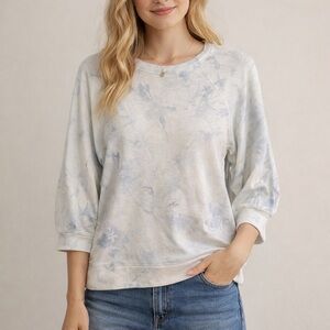 Liverpool Los Angeles Blue Tie-Dye Sweatshirt | Size S